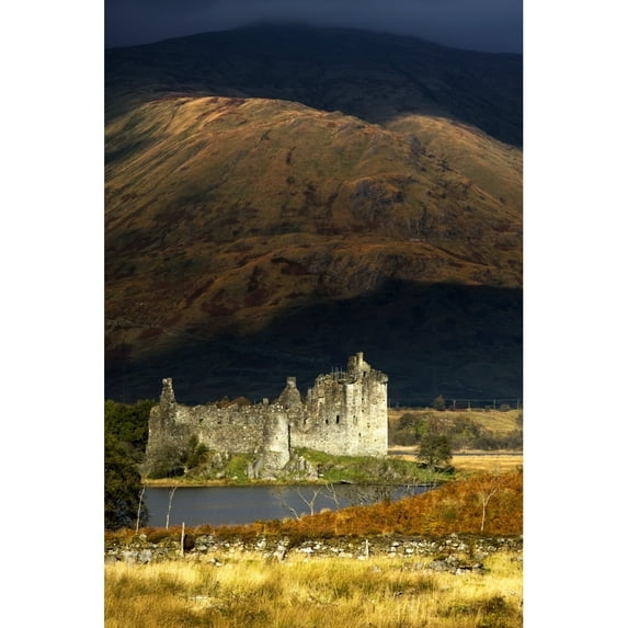 Posterazzi DPI1824199LARGE Kilchurn Castle Scotland Poster Print by John Short, 22 x 34 - Large