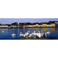 thumbnail image 1 of Posterazzi DPI1826746 Galway City County Galway Ireland - Quay with Swans Poster Print by The Irish Image Collection, 35 x 13, 1 of 1