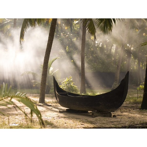 Posterazzi DPI1827953LARGE Sunlight Shining On A Canoe Poster Print by Keith Levit, 36 x 26 - Large