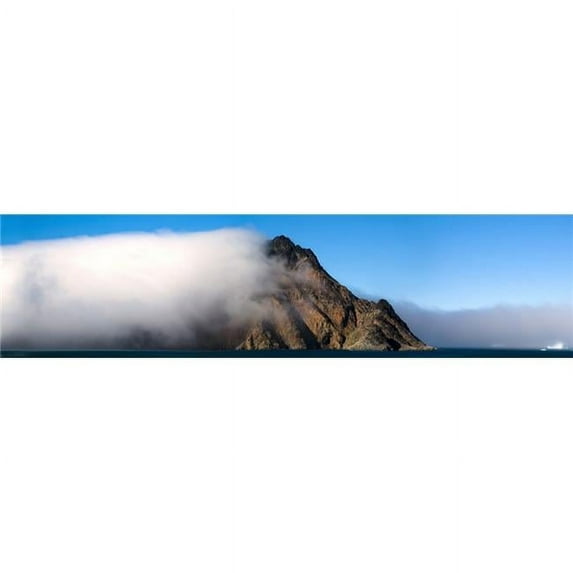 Posterazzi DPI1829665 Cloud Covering A Mountain Greenland Poster Print by Richard Wear, 39 x 9