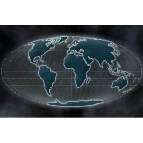 Posterazzi DPI1830504 The Earth Poster Print by Ryan Briscall, 18 x 12