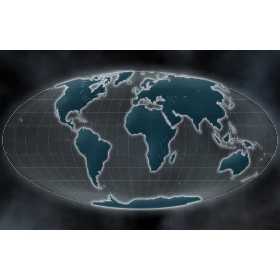 Posterazzi DPI1830504 The Earth Poster Print by Ryan Briscall, 18 x 12