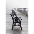 thumbnail image 1 of Posterazzi DPI1833410 Redcar North Yorkshire England - Row of Benches Overlooking The Beach & Sea Poster Print, 11 x 17, 1 of 3