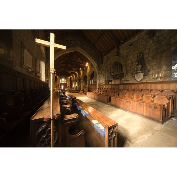 Posterazzi DPI1836162LARGE Guisborough England - Interior of Chapel Poster Print, Large - 36 x 24
