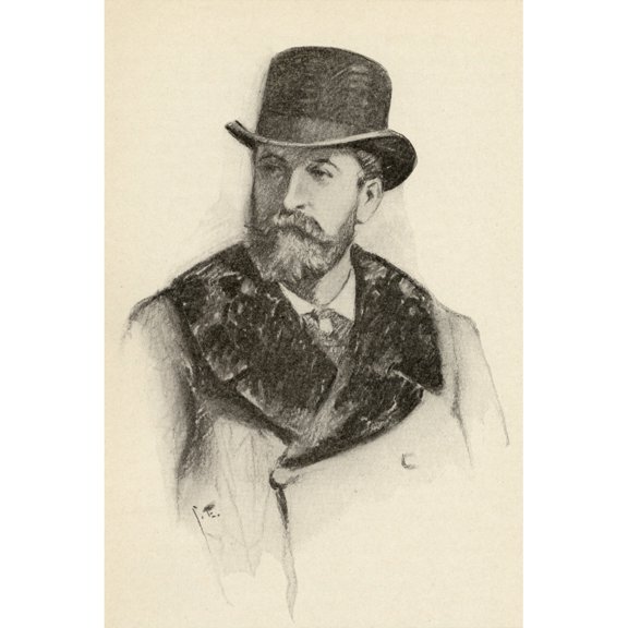 Posterazzi DPI1838772LARGE Camille Saint-Sans 1835-1921 French Composer Portrait by Chase Emerson American Artist 1874-1922 Print, Large - 24 x 36