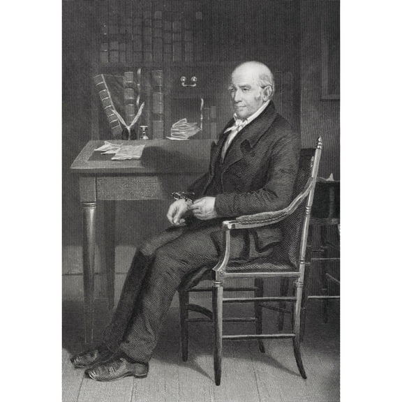 Posterazzi DPI1838846LARGE Stephen Girard 1750 -1831 French-Born American Financier & Philanthropist From Painting by Alonzo Chappel Poster Print, Large - 22 x 34