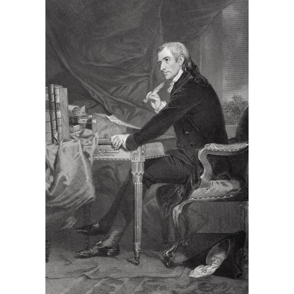 Posterazzi DPI1838860 Francis Hopkinson 1737-1791 American Political Leader & Writer A Signatory of The Declaration of Independence From Painting by Alonzo Chappel Poster Print, 11 x 17