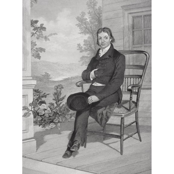 Posterazzi DPI1838868LARGE John Randolph 1773-1833 American Politician. Member of U.S. House Poster Print, Large - 24 x 34