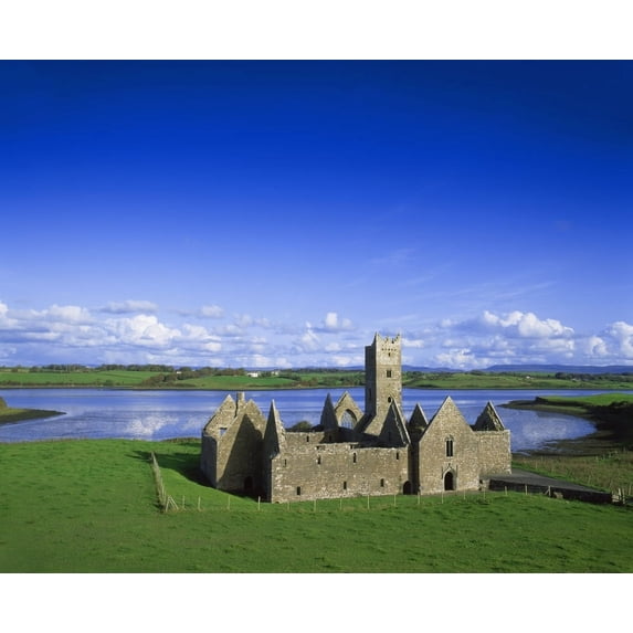 Posterazzi DPI1840917LARGE Boyle Abbey Ballina Co Mayo Poster Print, Large - 32 x 26