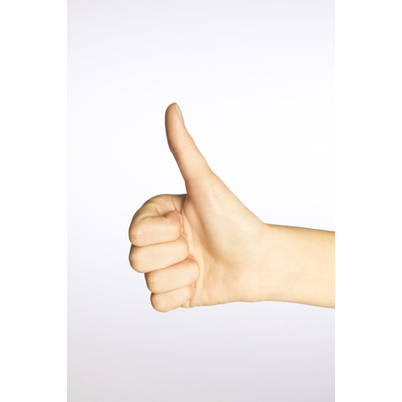 Posterazzi DPI1842859 Thumbs Up Poster Print, 12 x 18