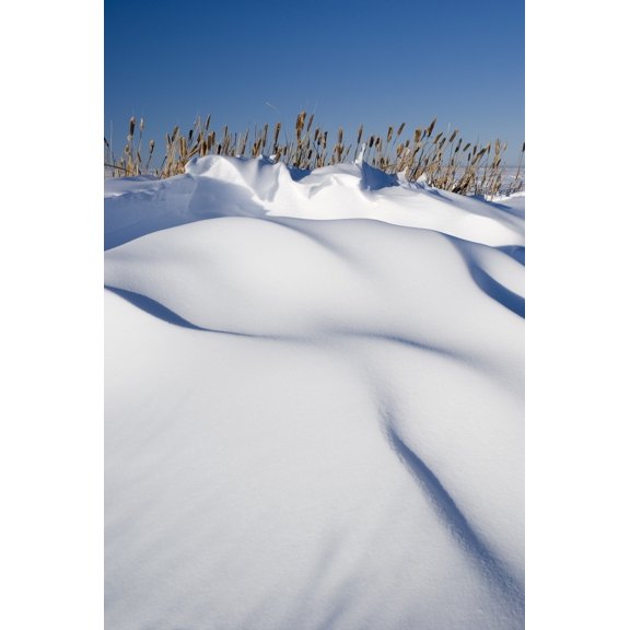 Posterazzi DPI1844772 Snow Drifts On A Hill Poster Print, 11 x 17