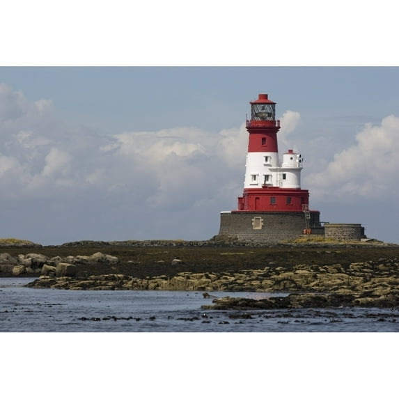 Posterazzi DPI1850925LARGE A Lighthouse On A Shoreline Poster Print, Large - 38 x 24