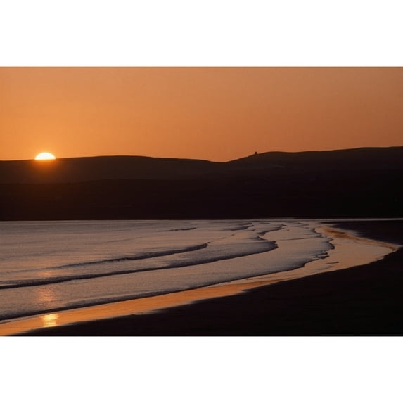 Posterazzi DPI1853530 Seashore Sunset - Lahinch County Clare Ireland Poster Print, 18 x 12