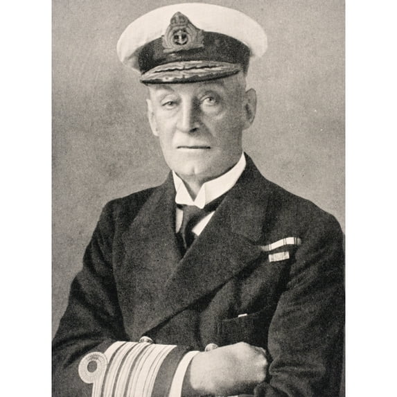 Posterazzi DPI1855283LARGE Admiral Sir Henry Bradwardine Jackson 1855 To 1929 First Sea Lord of The Admiralty From The War Illustrated Album Deluxe Poster Print, Large - 24 x 34
