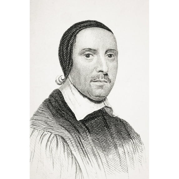 Posterazzi DPI1855372LARGE Jeremy Taylor Baptized 1613-1667 Anglican Clergyman & Writer From Old Englands Worthies by Lord Brougham & Others Poster Print, Large - 22 x 34