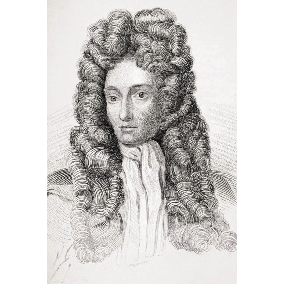 Posterazzi DPI1855384LARGE Robert Boyle 1627-1691 Anglo-Irish Chemist Natural Philosopher Physicist & Inventor From Old Englands Worthies by Lord Brougham Poster Print, Large - 22 x 34