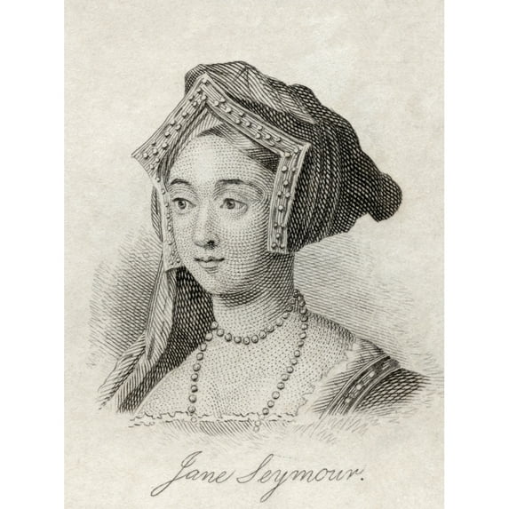 Posterazzi DPI1855632LARGE Jane Seymour 1509-1537 Third Wife of Henry VIII of England From The Book Crabbs Poster Print, Large - 24 x 34