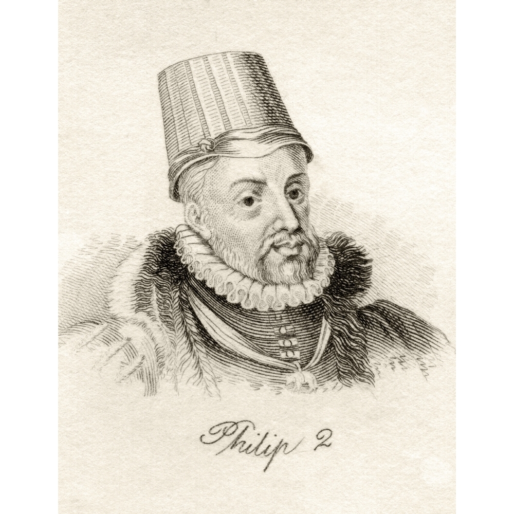 Posterazzi DPI1855663LARGE Philip Ii 1527-1598 King of Spain 1556-1598 ...