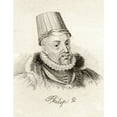 thumbnail image 1 of Posterazzi DPI1855663LARGE Philip Ii 1527-1598 King of Spain 1556-1598 Felipe Ii De Espana From The Book Crabbs Historical Dictionary Published 182 Poster Print, Large - 24 x 32, 1 of 3