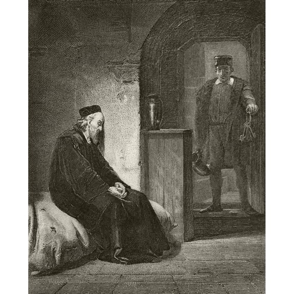 Posterazzi DPI1855793LARGE Sir Thomas More 1478 To 1535 In Prison From The National & Domestic History of England by William Aubrey Published London Poster Print, Large - 26 x 32