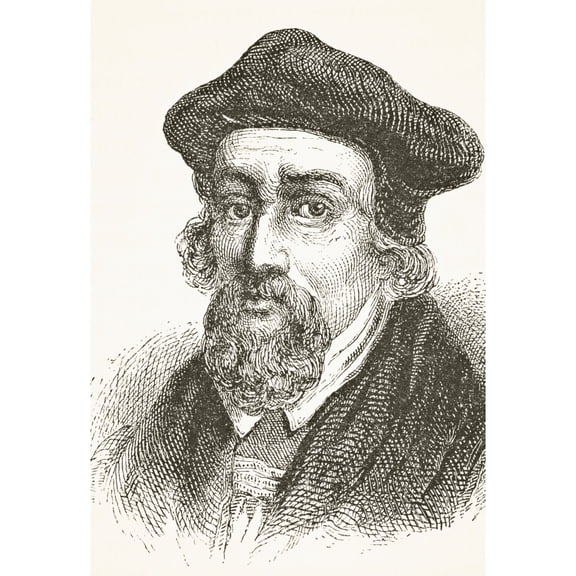 Posterazzi DPI1855847LARGE Bishop Nicholas Ridley Circa 1500 To 1555 English Clergyman & Protestant Martyr From The National & Domestic Historical Poster Print, Large - 24 x 34
