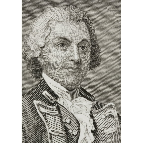 Posterazzi DPI1856023 Silas Talbot 1751 - 1813 American Officer In The Continental Army & Continental Navy From The Book Gallery of Historical Portraits Published C.1880 Poster Print, 12 x 17