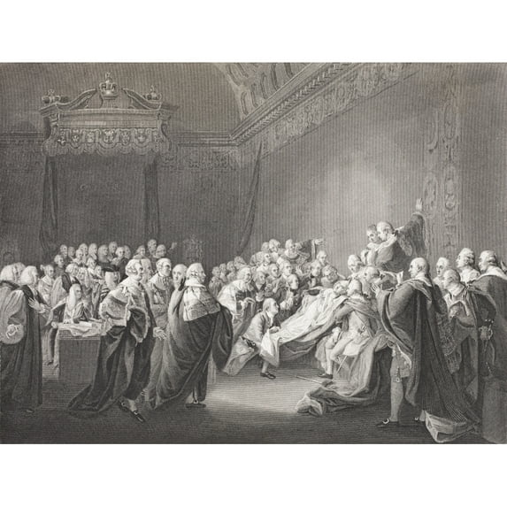Posterazzi DPI1856177 Death of Chatham. William Pitt 1St Earl of Chatham 1708 - 1778 British Whig Poster Print, 17 x 12