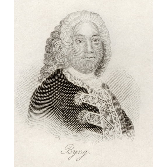 Posterazzi DPI1856188LARGE John Byng 1704 - 1757 British Admiral From The Book Crabbs Historical Dictionary Published 1825 Print, Large - 26 x 32