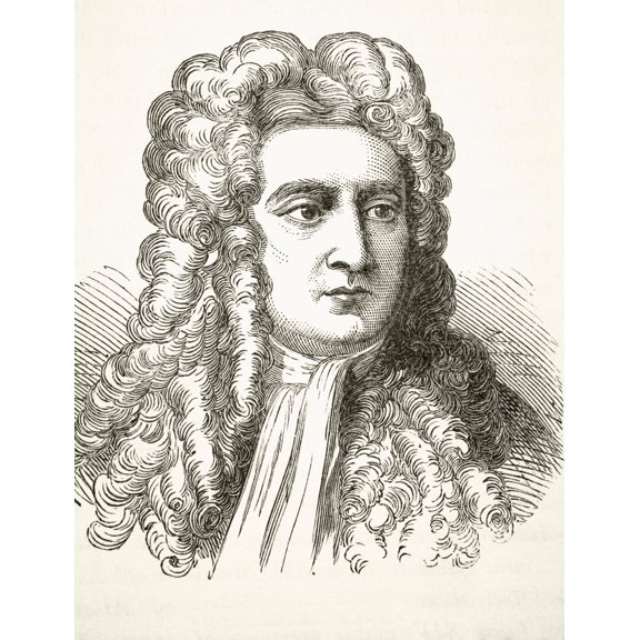 Posterazzi DPI1856346LARGE Sir Isaac Newton 1642 To 1727 English Physicist & Mathematical Scientist From The National & Domestic History of E Poster Print, Large - 24 x 32