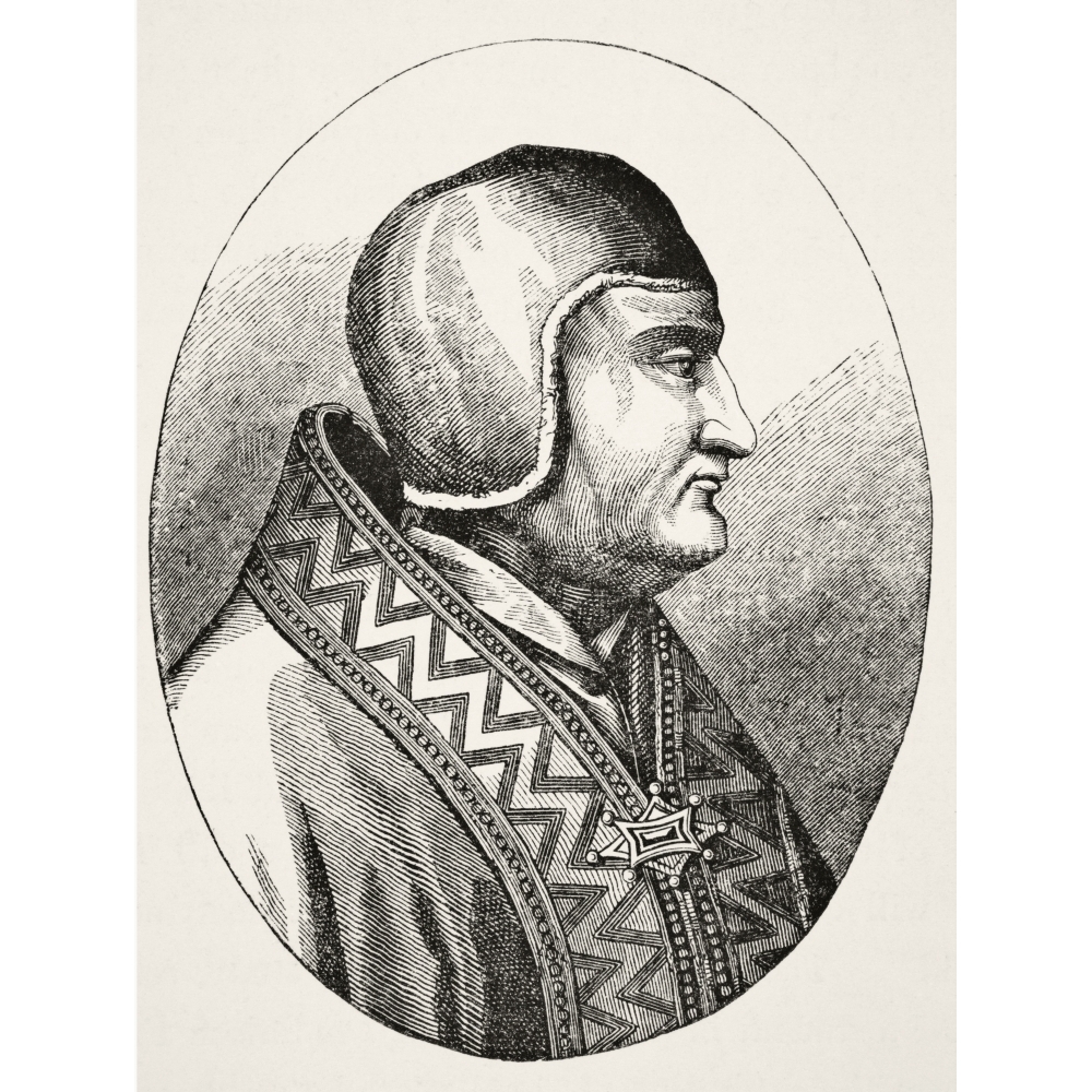 Posterazzi DPI1856392LARGE Pope Clement IV 1195 To 1268 Born Gui Faucoi Le Gros From Science & Literature In The Middle Ages by Paul Lacroix Published Poster Print, Large - 24 x 32