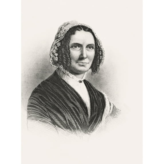 Posterazzi DPI1856442LARGE Abigail Powers Fillmore 1798 To 1853 Wife of Millard Fillmore 13th President of The United Statres of America From 19th Century Poster Print, Large - 24 x 34