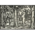 thumbnail image 1 of Posterazzi DPI1856475 The Fall of Adam & Eve After Hans Holbein Facsimile From The Bible Printed by Christoffel Froschover Zurich 1531 Poster Print, 17 x 12, 1 of 4