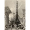thumbnail image 1 of Posterazzi DPI1857165 The Tchernberle Tash Or Burnt Pillar Constantinople Istanbul TurkeyEngraved by J Carter After WHBartlett Poster Print, 12 x 17, 1 of 3