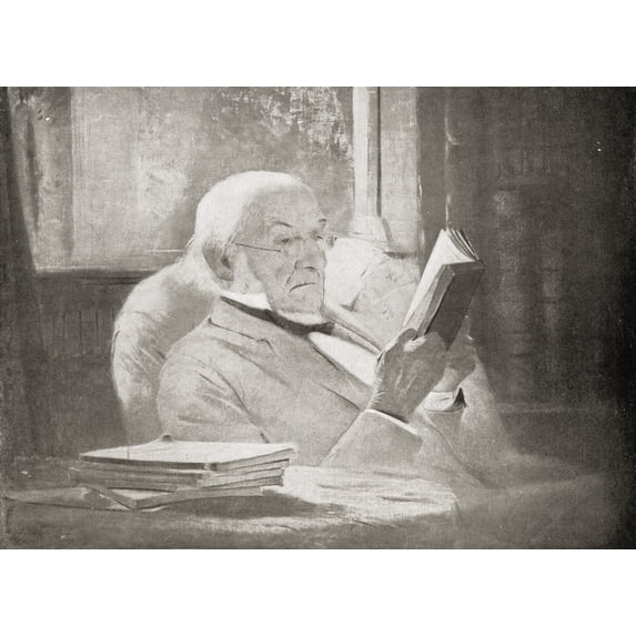 Posterazzi DPI1857369LARGE William Ewart Gladstone 1809-1898 In Old Age. Statesman & Orator Poster Print, Large - 34 x 26