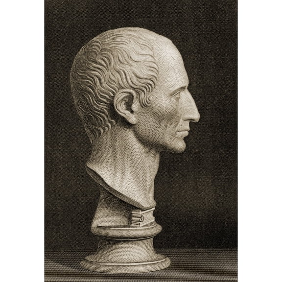 Posterazzi DPI1857462 Gaius Julius Caesar 100-44 B.C The Last Dictator of Rome Poster Print, 11 x 17