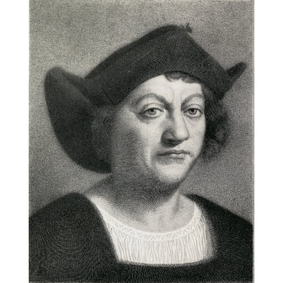 Posterazzi DPI1857542LARGE Christopher Columbus 1451-1506. Spanish Explorer Discoverer of America Poster Print, Large - 26 x 34