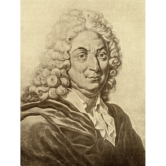 Posterazzi DPI1857582LARGE Alain-Ren Le Sage French Novelist & Dramatist From The Book The Masterpiece Library of Short Stories Volume 3 French Poster Print, Large - 26 x 34