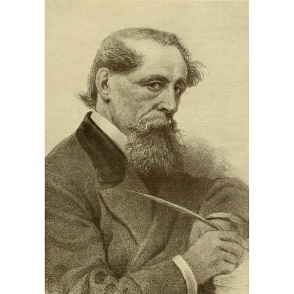 Posterazzi DPI1857628 Charles John Huffam Dickens 1812-1870 English Novelist From The Book Poster Print, 12 x 17
