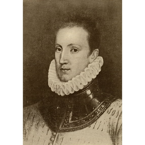 Posterazzi DPI1857642 Sir Philip Sidney, 1554-1586 English Poet, Courtier & Soldier From The Book The Masterpiece Library of Short Stories, English, Volume 7 Poster Print, 12 x 18