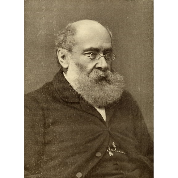 Posterazzi DPI1857656 Anthony Trollope, 1815-1882 English Writer From The Book The Masterpiece Library of Short Stories, English, Volume 8 Poster Print, 12 x 17
