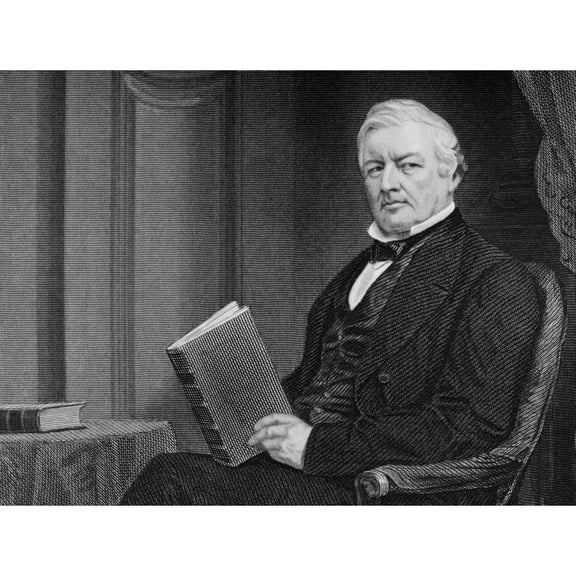 Posterazzi DPI1857747LARGE Millard Fillmore 1800 To 1874 13th President of The United States 1850-53 From Painting by Alonzo Chappel Poster Print, Large - 32 x 24