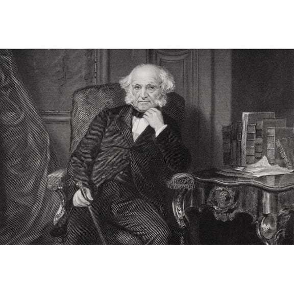 Posterazzi DPI1857755 Martin Van Buren 1782 To 1862 8th President of The United States 1837To 1841 & A Founder of The Democratic Party From Painting by Alonzo Chappel Poster Print, 17 x 11