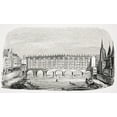 thumbnail image 1 of Posterazzi DPI1857983LARGE View of The Ancient Pont Aux Changeurs From An Engraving of The Topography of Paris Poster Print, Large - 36 x 22, 1 of 4