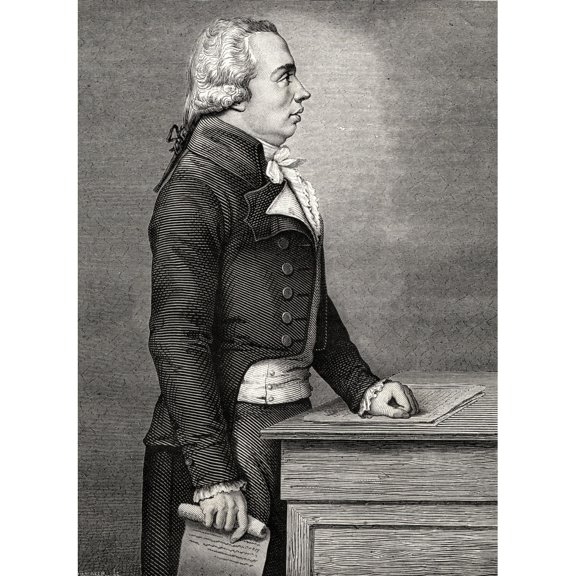 Posterazzi DPI1858056 Adrien Marie Legendre 1752-1833 French Mathematician From Histoire De La Revolution Francaise by Louis Blanc Poster Print, 13 x 18