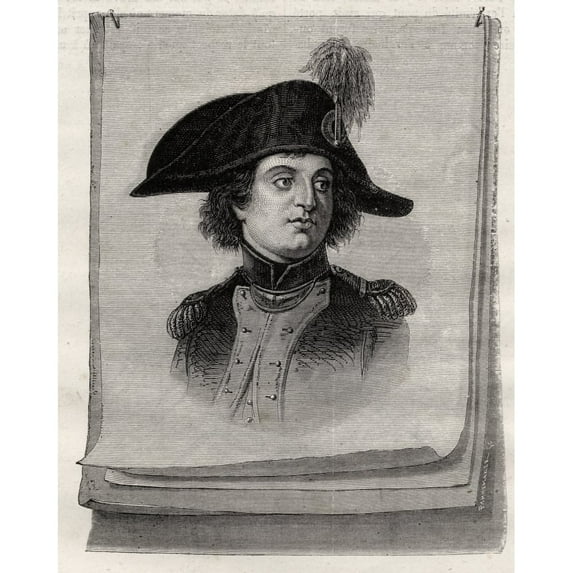 Posterazzi DPI1858062 Antoine Joseph Santerre 1752-1809 French Revolutionary From Histoire De La Revolution Francaise by Louis Blanc Poster Print, 13 x 17