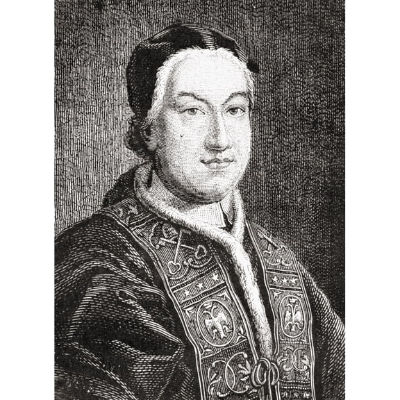 Posterazzi DPI1858133LARGE Pope Pius Vi 1717-1799 Poster Print, Large - 26 x 34