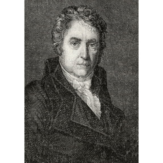 Posterazzi DPI1858178 Jacques-Louis David 1748-1825 French Painter From Histoire De La Revolution Francaise by Louis Blanc Print, 12 x 18