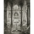 thumbnail image 1 of Posterazzi DPI1858371LARGE Court of Lions Alhambra Palace Granada Spain Etching by Ada CWilliamson From The Book Tawny Spain Published 1927 Poster Print, Large - 26 x 34, 1 of 3