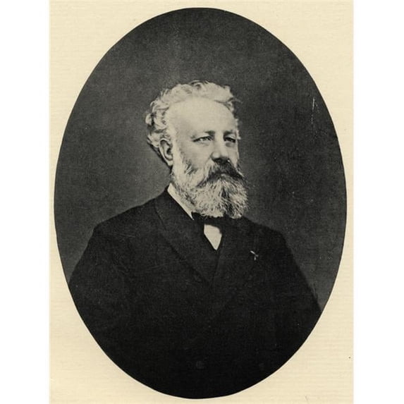 Posterazzi DPI1858403LARGE Jules Verne 1828-1905 French Author From The Book The International Library Poster Print, Large - 26 x 34