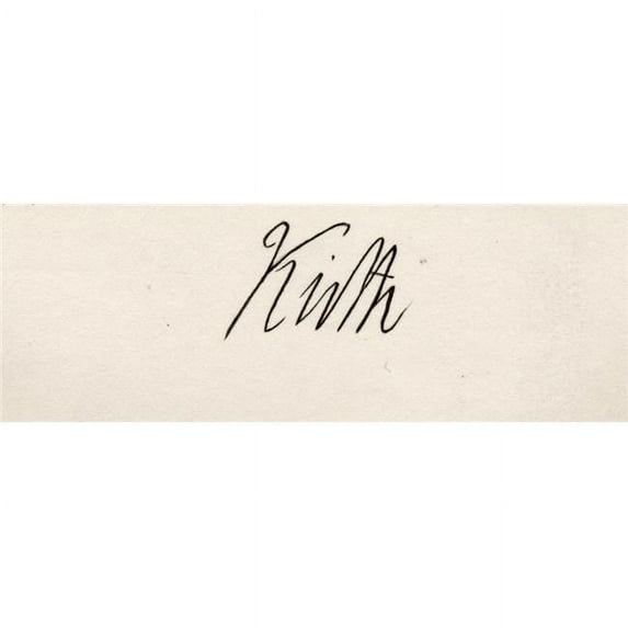 Posterazzi DPI1858445 Lord Keith.Signature. Admiral George Keith Elphinstone Aka Lord Keith Viscount Poster Print, 25 x 9